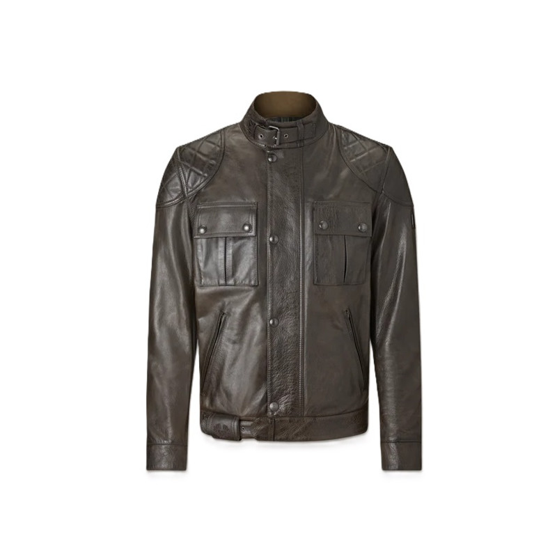 Veste en cuir Motard Brooklands Belstaff