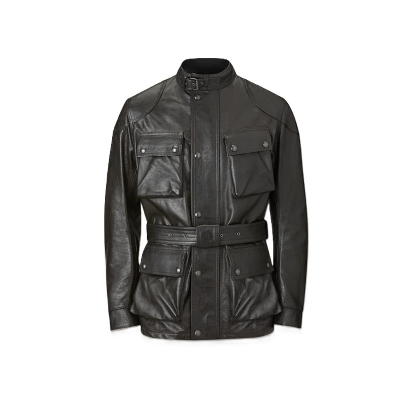 Veste en cuir Motard Trialmaster Belstaff