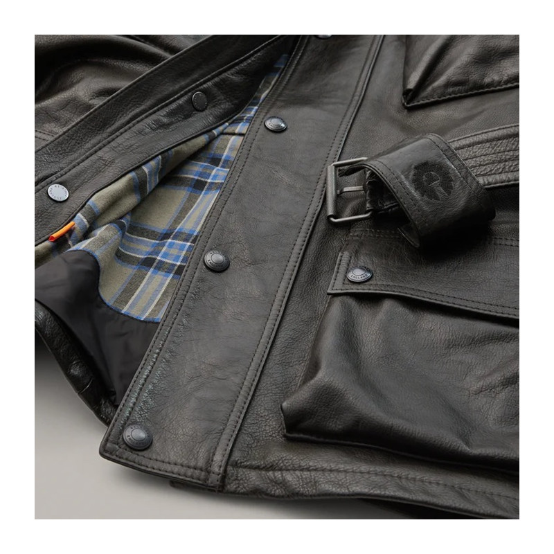 Veste en cuir Motard Trialmaster Belstaff