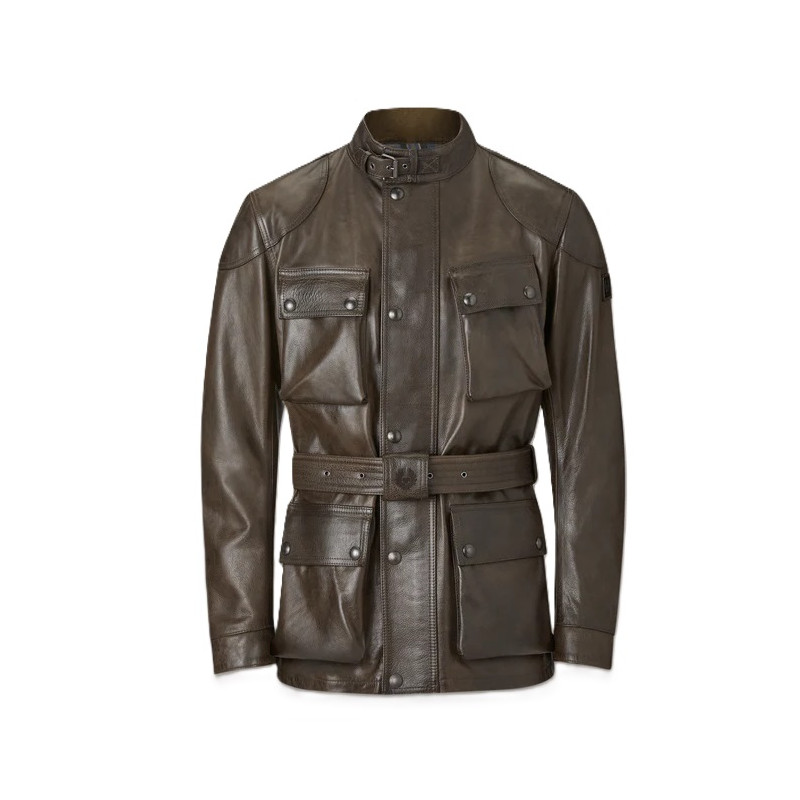 Veste en cuir Motard Trialmaster Belstaff