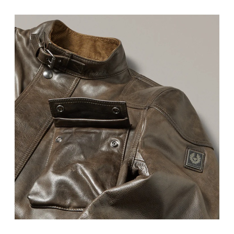 Veste en cuir Motard Trialmaster Belstaff
