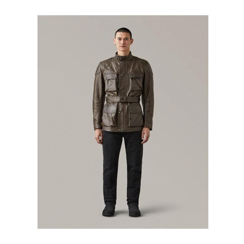Veste en cuir Motard Trialmaster Belstaff