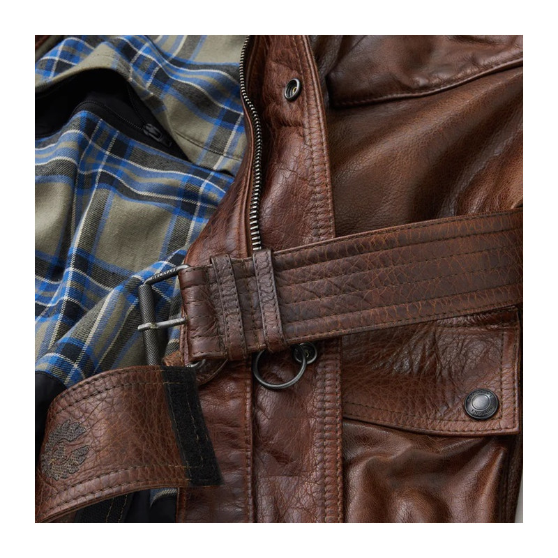 Veste en cuir Motard Trialmaster Belstaff