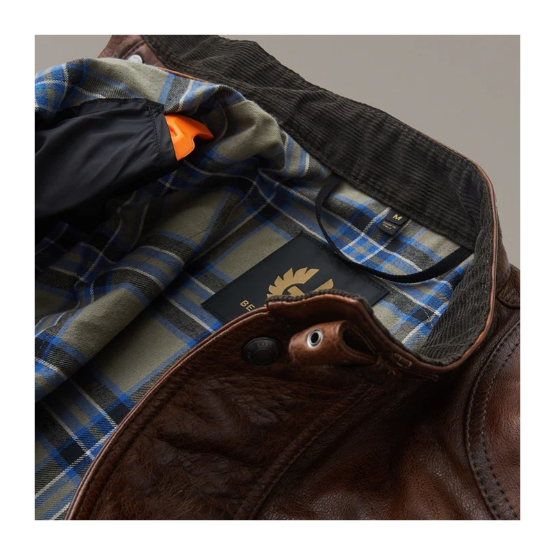 Veste en cuir Motard Trialmaster Belstaff