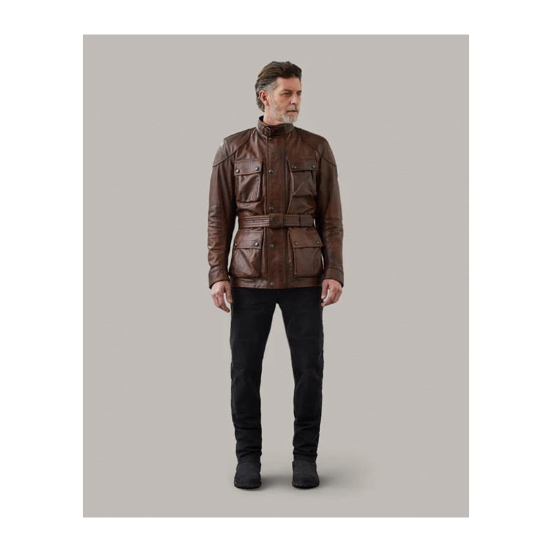 Veste en cuir Motard Trialmaster Belstaff