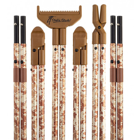 Canne de Pirsh Ultimate Camo 4 Stable Sticks