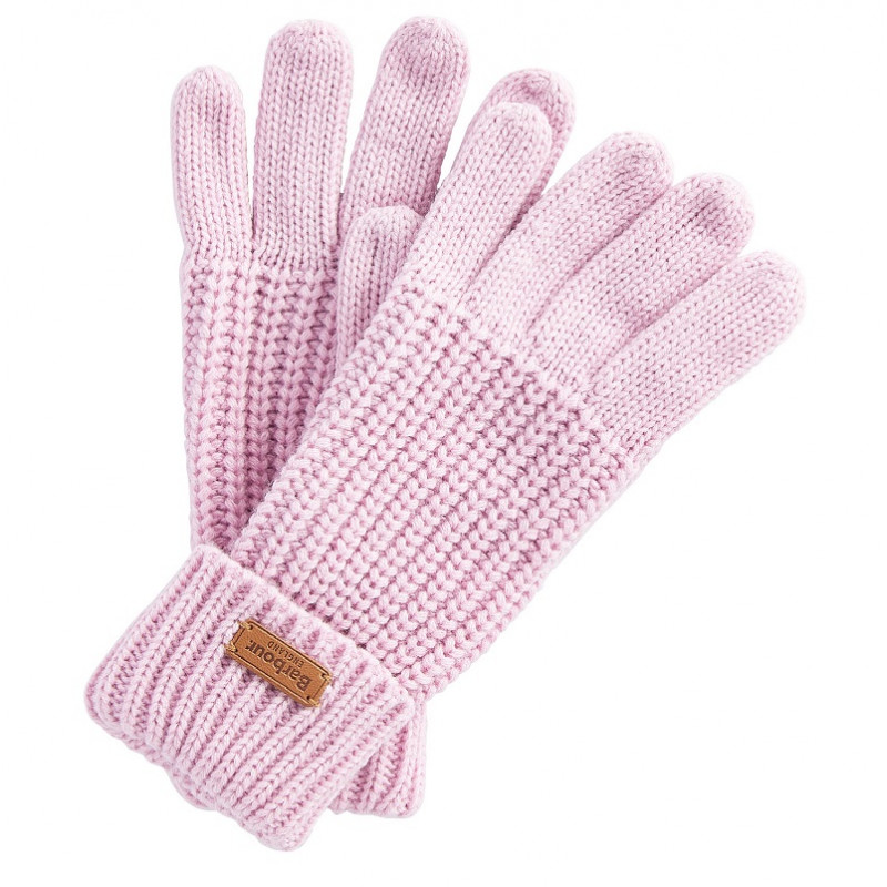 Lot De 2 Paires De Gants Femme Tricot Noir Et Rouge (taille Unique, Automne/hiver)