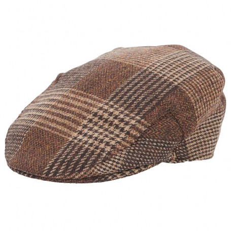 Casquette Plate en tweed Deveron Barbour