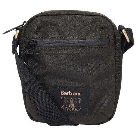 Sac bandoulière huilé Field Barbour