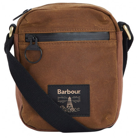 Sac bandoulière huilé Field Barbour