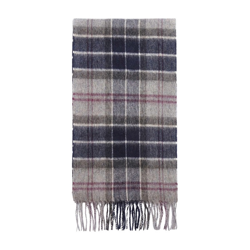 Écharpe en laine et cachemire tartan Barbour