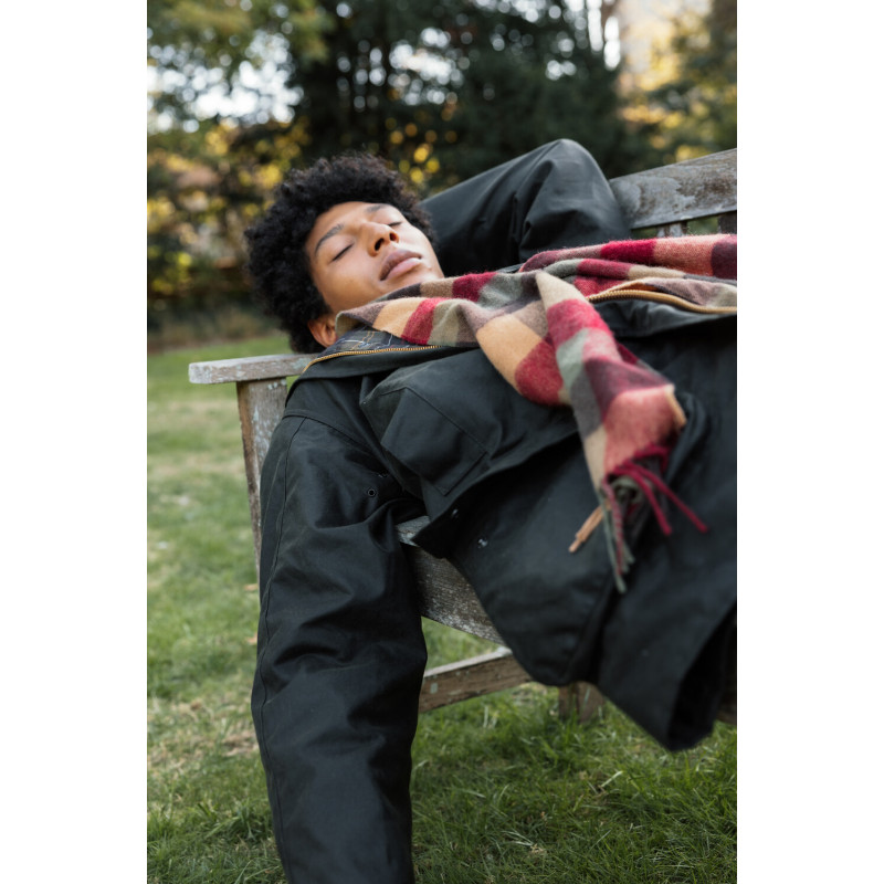 Echarpe Tattersall en laine Barbour