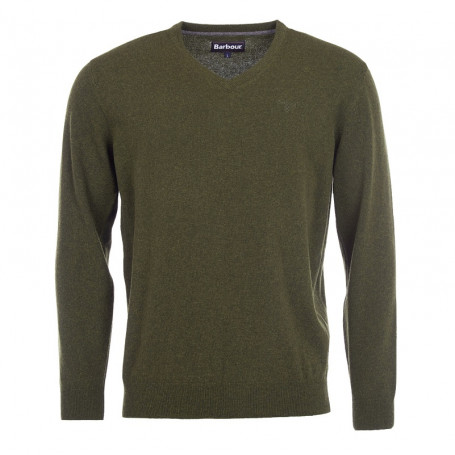 Pull en laine Essential Col V Barbour