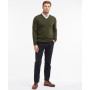 Pull en laine Essential Col V Barbour