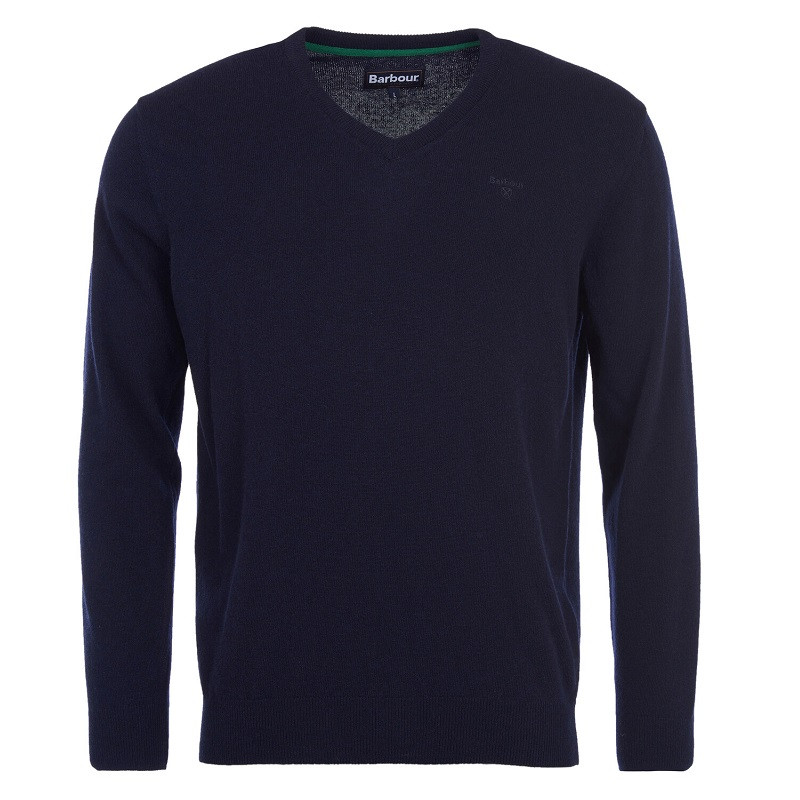 Pull en laine Essential Col V Barbour