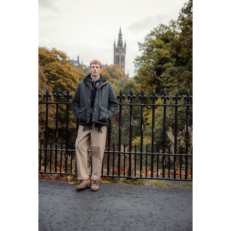 Veste huilée Falstone Barbour