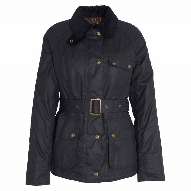 Veste huilée Solway Zipper femme Barbour