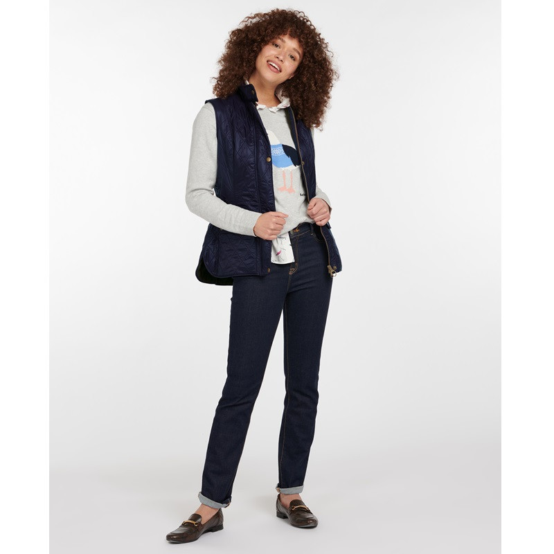 Wray Gilet Blue Femme Barbour
