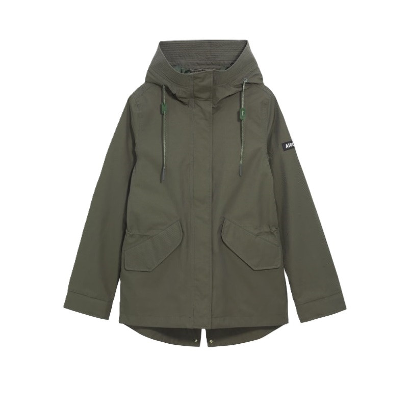 Parka MTD® mi longue à capuche Femme Aigle