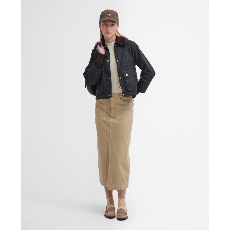 Veste Courte Huilée Beadnell Femme Barbour