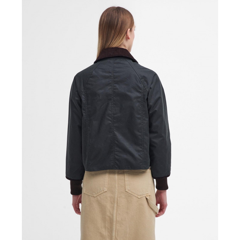 Veste Courte Huilée Beadnell Femme Barbour