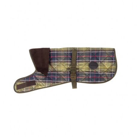 Manteau pour chien matelassé Tartan Barbour