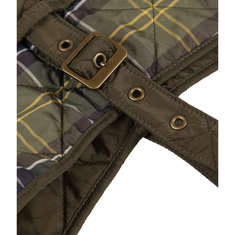 Manteau pour chien matelassé Tartan Barbour