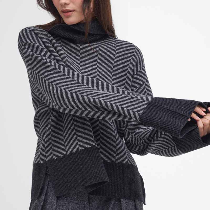 Pull Col Roulé Aubrey Femme Barbour