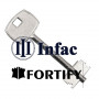 Reproduction de Clé pour Coffre Fort Infac / Fortify