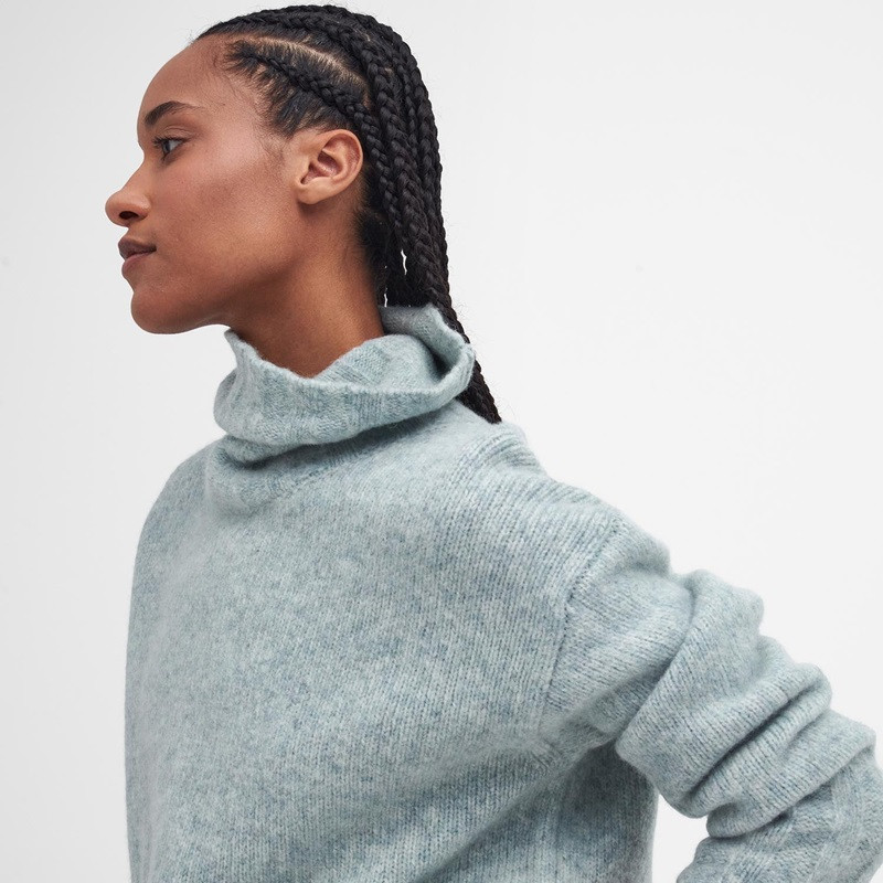 Pull Col Roulé Anita Femme Barbour