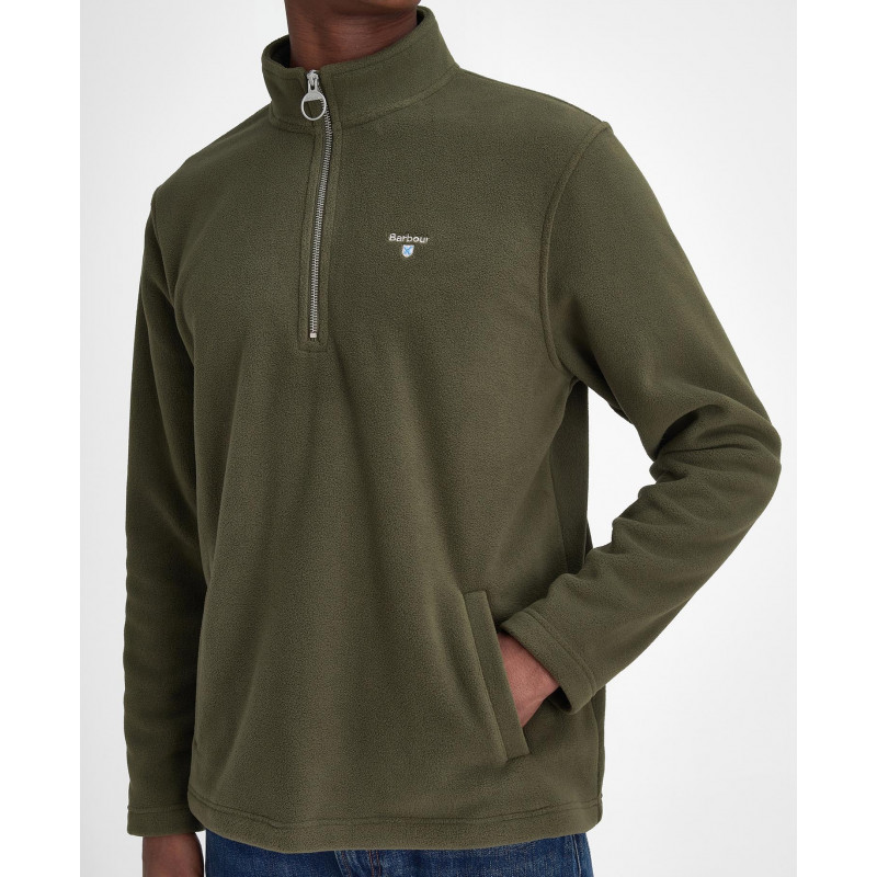 Polaire col zippé Essentials Barbour