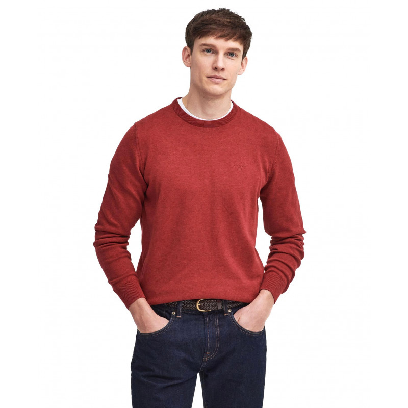 Pull Pima col rond Barbour