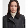 Veste huilée Ashby Tartan femme Barbour