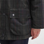 Veste huilée Ashby Tartan femme Barbour