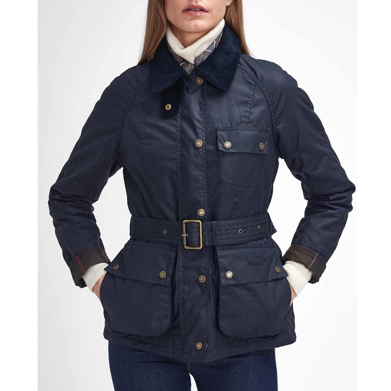 Veste huilée Solway Zipper femme Barbour