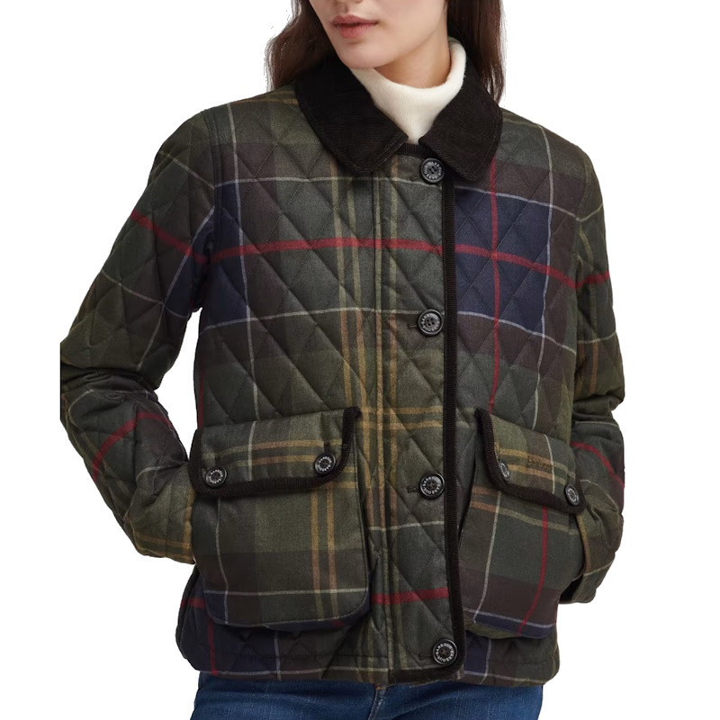 Veste matelassée Loudon Tartan femme Barbour