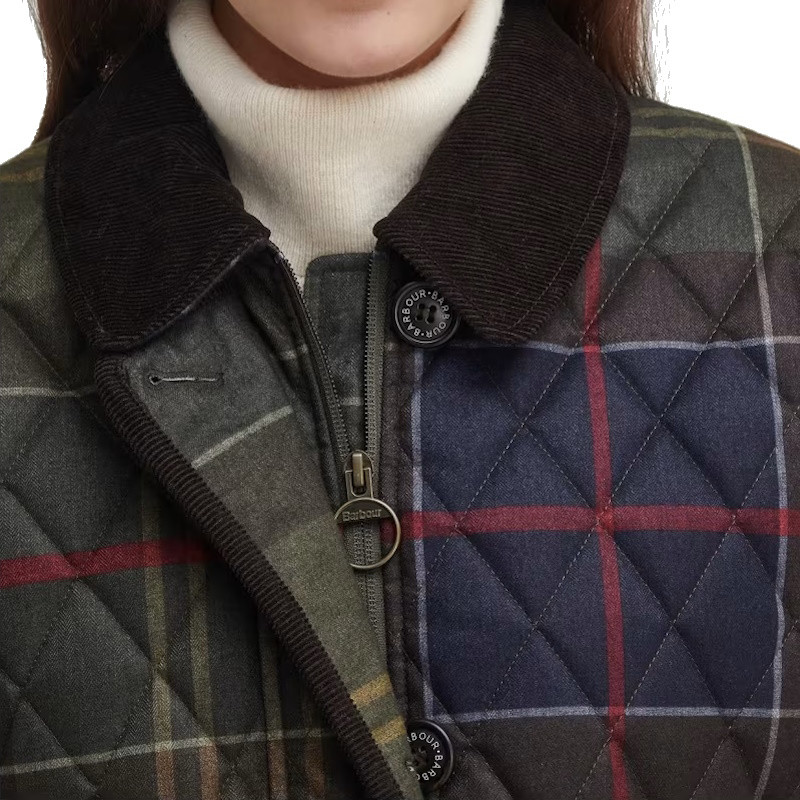 Veste matelassée Louden Tartan femme Barbour