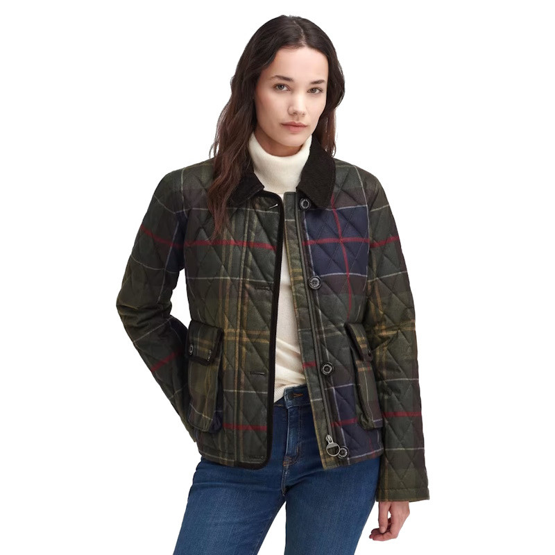 Veste matelassée Louden Tartan femme Barbour