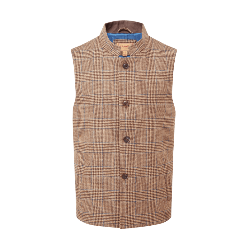 Gilet en Tweed Berwick Nehru Schöffel